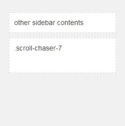 jQuery scrollchaser